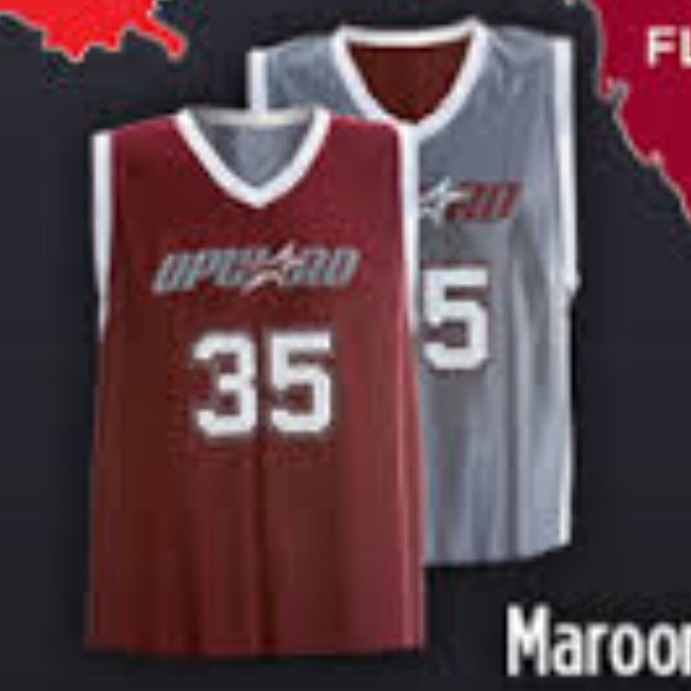 Upward Reversible Jersey Youth XL Grey/Burgundy
